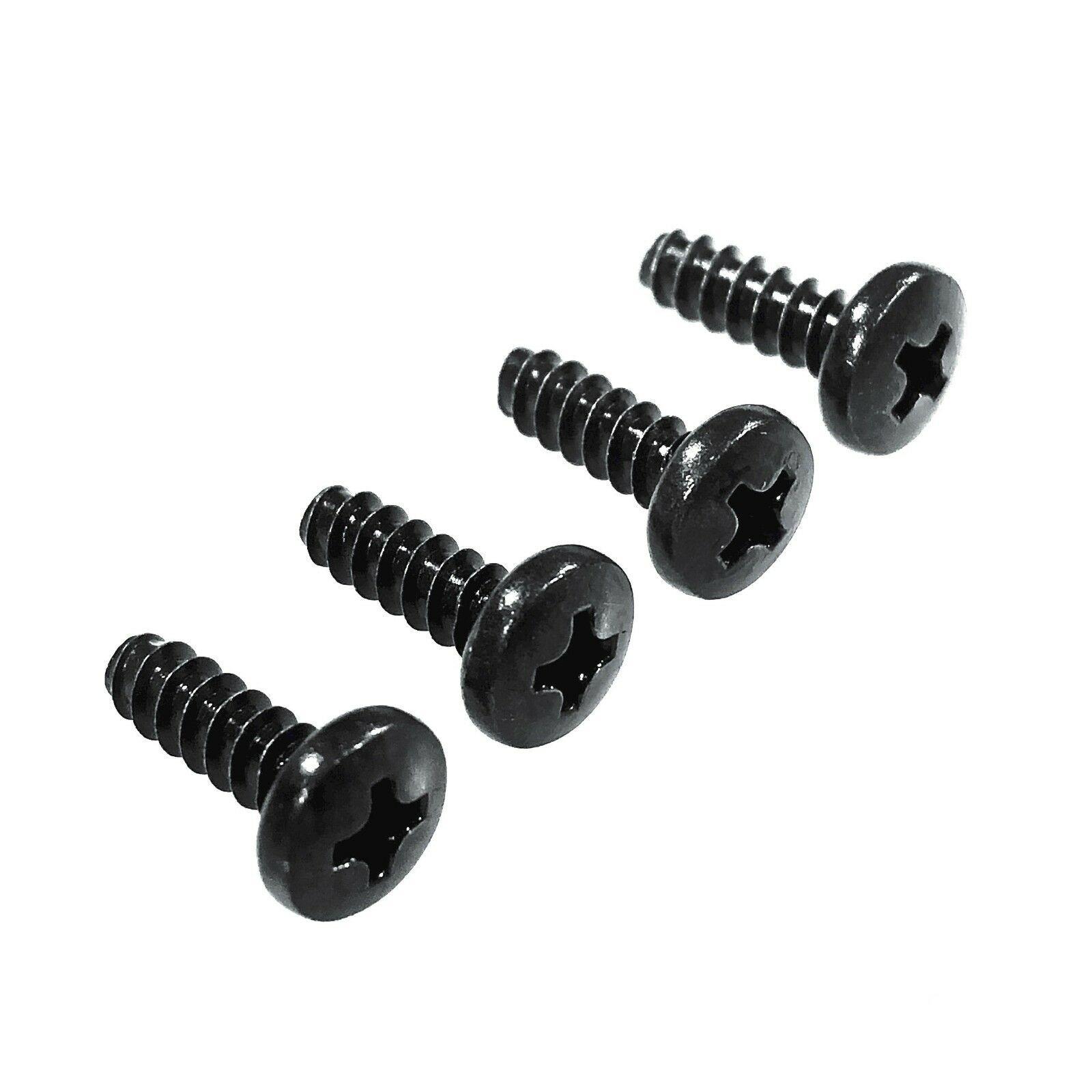 ReplacementScrews TV Stand Screws For ONN 100012585 - Set Of 4 Black Leg Screws