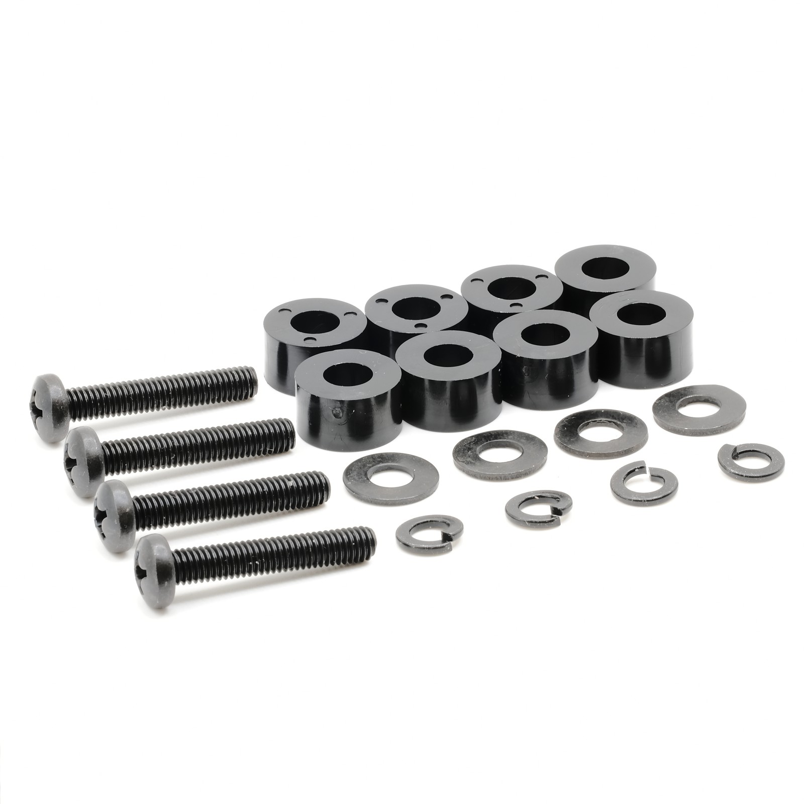 thumbnail interactive-video image 1 of Replacement Screws For TCL 50S425 TV Stand / Legs – Set Of 4 Black Screws 1 of 5